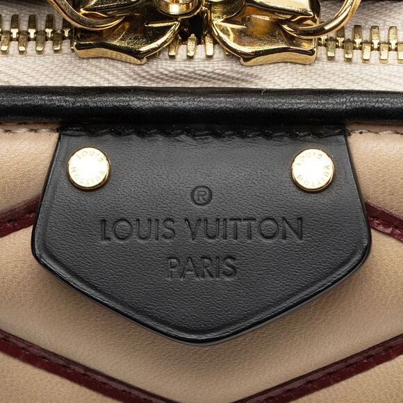 Louis Vuitton Lambskin Malletage Alma BB Satchel - Picture 8 of 16